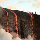 Illustration for article titled Lava Spilling Over a Cliff Looks Like Hot Candy